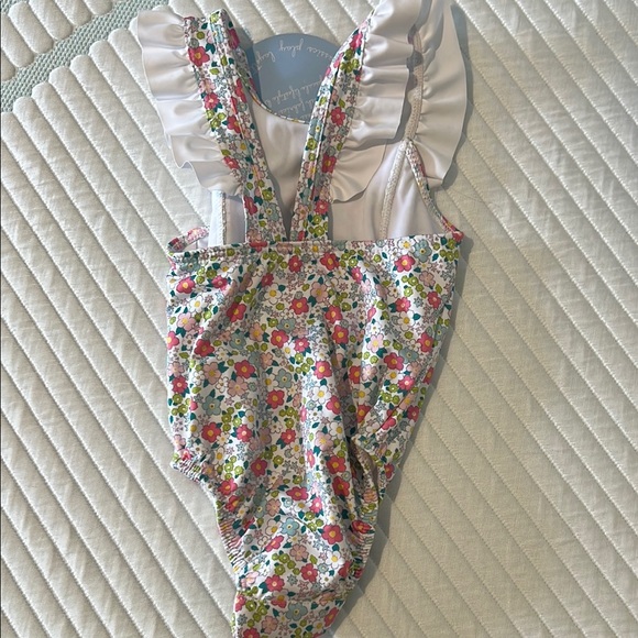 Floral Ruffle Swimsuit - Picture 2 of 2